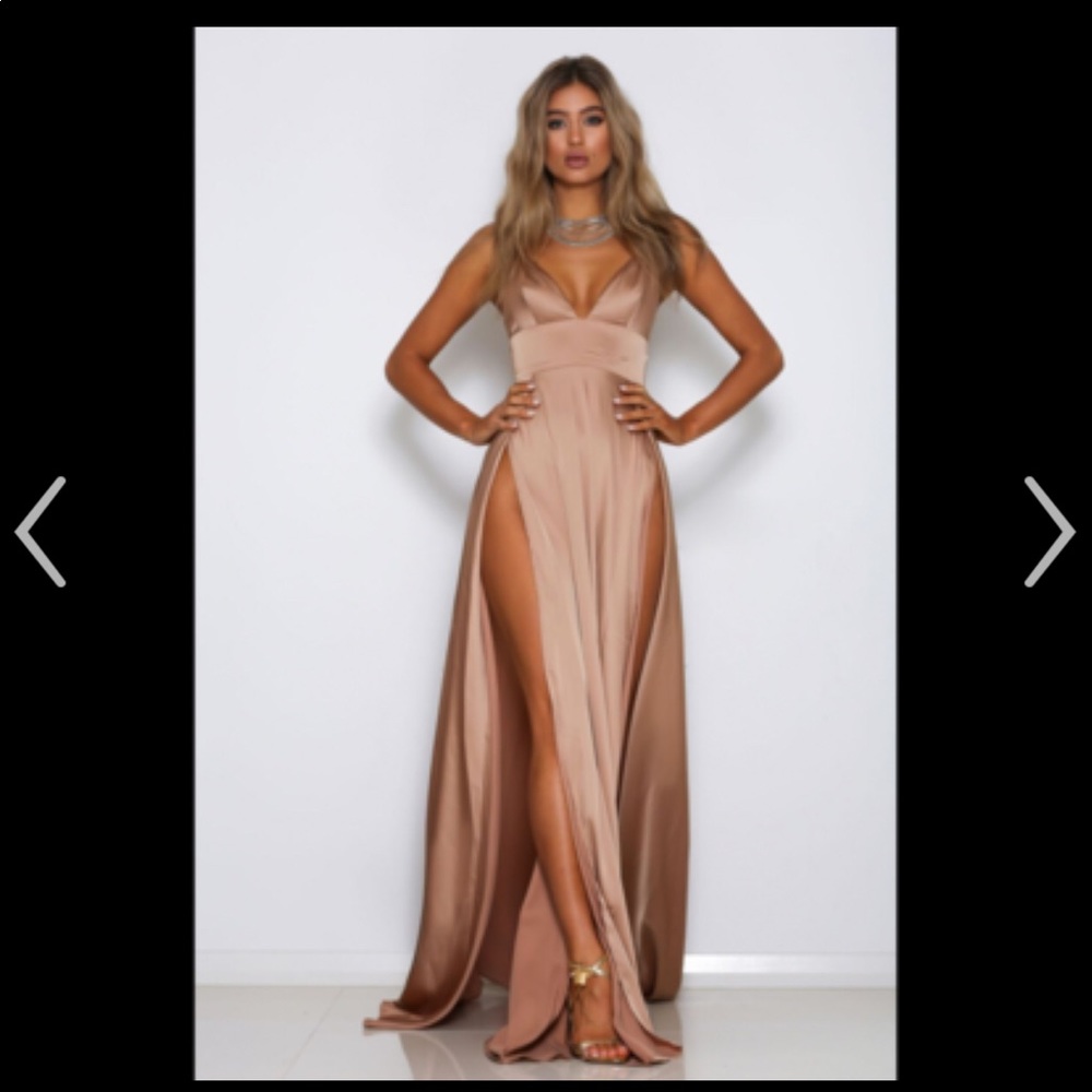 Double slit similar to abyss by Abby gown